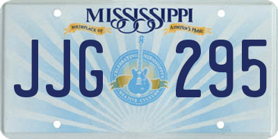 MS license plate JJG295