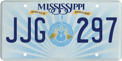 MS license plate JJG297