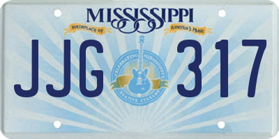 MS license plate JJG317