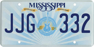 MS license plate JJG332