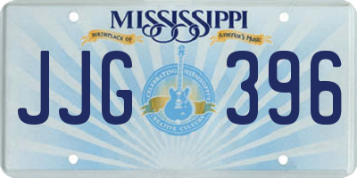 MS license plate JJG396