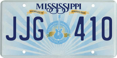 MS license plate JJG410
