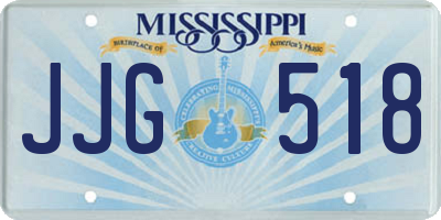 MS license plate JJG518