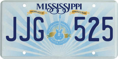 MS license plate JJG525