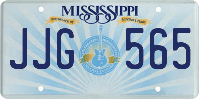 MS license plate JJG565