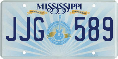 MS license plate JJG589