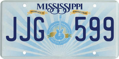 MS license plate JJG599