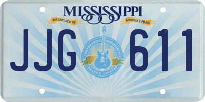 MS license plate JJG611
