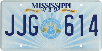 MS license plate JJG614