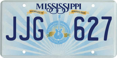 MS license plate JJG627