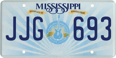 MS license plate JJG693