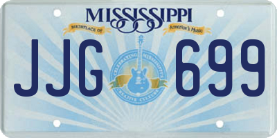 MS license plate JJG699