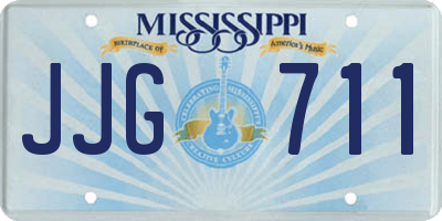 MS license plate JJG711
