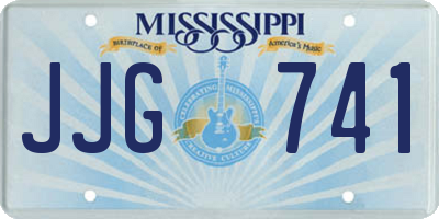 MS license plate JJG741