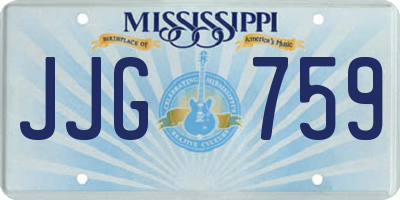 MS license plate JJG759