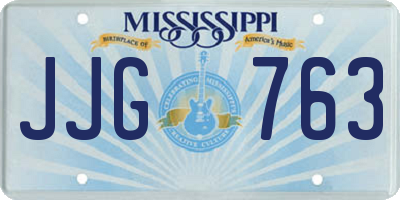 MS license plate JJG763