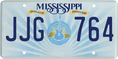 MS license plate JJG764