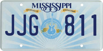 MS license plate JJG811