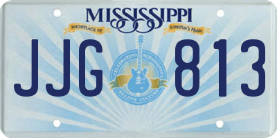 MS license plate JJG813