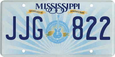 MS license plate JJG822