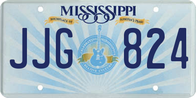MS license plate JJG824