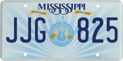 MS license plate JJG825