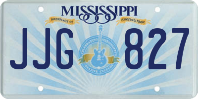 MS license plate JJG827