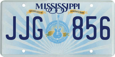 MS license plate JJG856