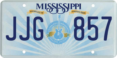 MS license plate JJG857