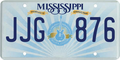 MS license plate JJG876