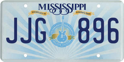 MS license plate JJG896