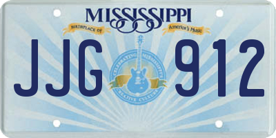 MS license plate JJG912