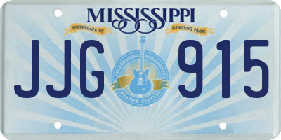 MS license plate JJG915