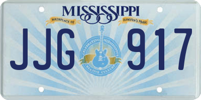 MS license plate JJG917