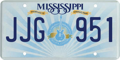 MS license plate JJG951