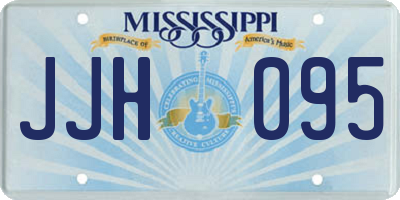 MS license plate JJH095