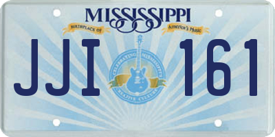 MS license plate JJI161