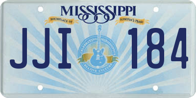 MS license plate JJI184