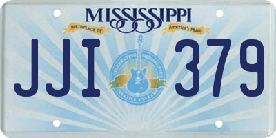MS license plate JJI379