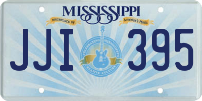 MS license plate JJI395