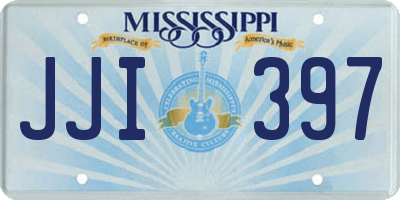 MS license plate JJI397