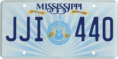 MS license plate JJI440
