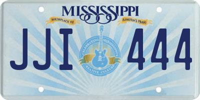 MS license plate JJI444