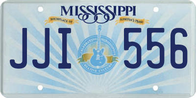 MS license plate JJI556