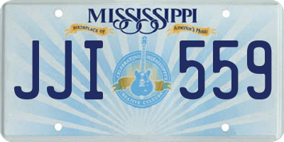 MS license plate JJI559