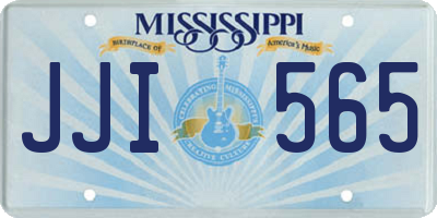 MS license plate JJI565
