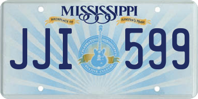 MS license plate JJI599