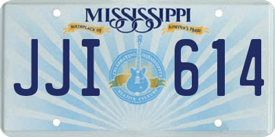 MS license plate JJI614