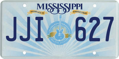 MS license plate JJI627
