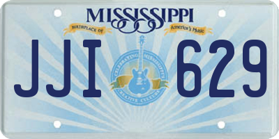 MS license plate JJI629